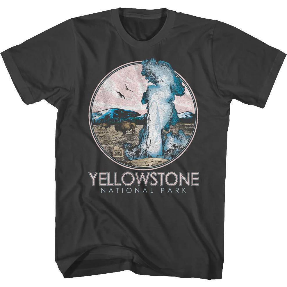 Geyser Yellowstone National Park Tshirt